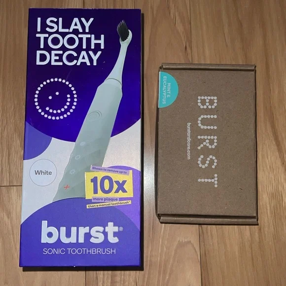 NEW burst sonic toothbrush and floss bundle - Picture 1 of 4